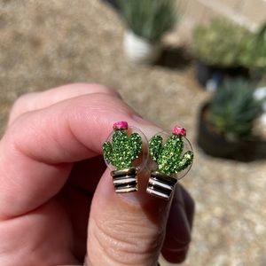 Kate Spade Saguaro Cactus Earrings.